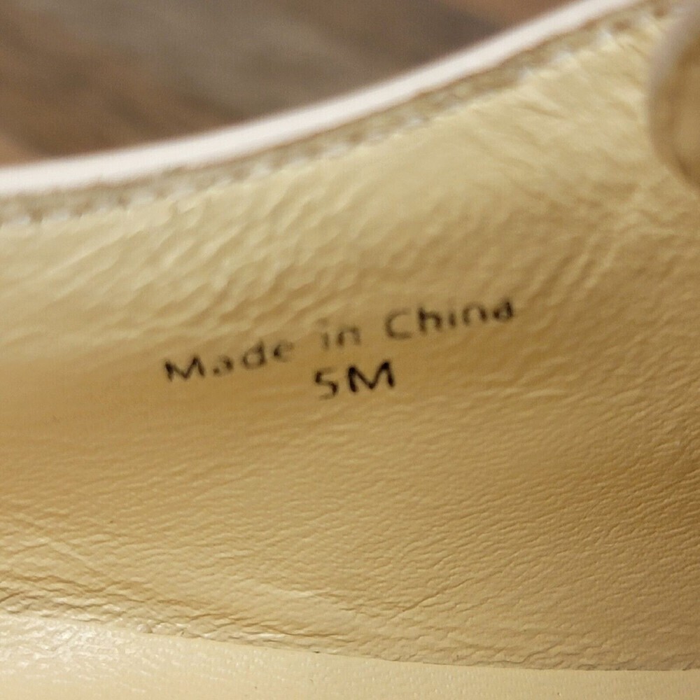 Kate Spade New York Wing Tip Oxford Shoes Womens 5M Tan Beige Lace Up - Picture 10 of 10